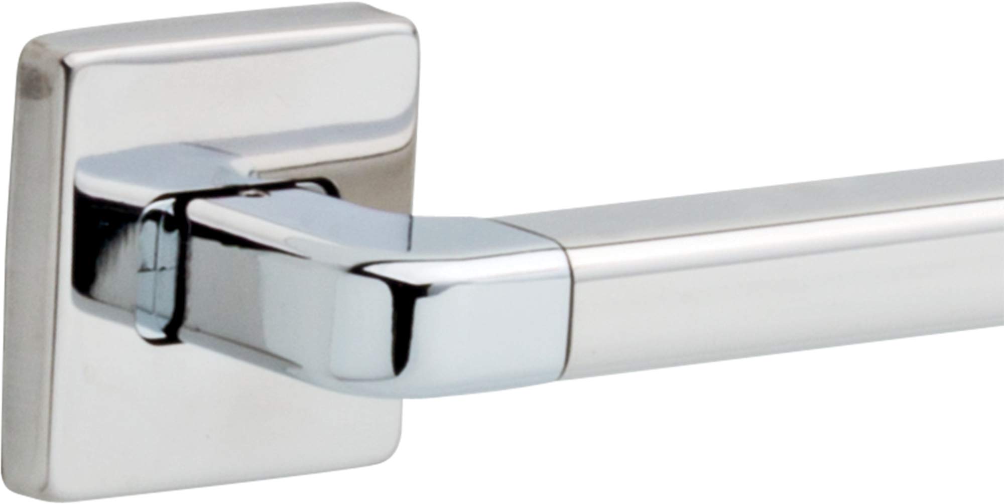 Delta Faucet 41924 Wall Mounted Modern Angular 24" x 1.25" ADA Decorative Grab Bar in Chrome