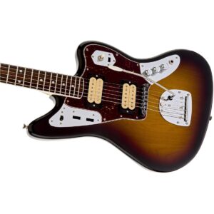 Fender Kurt Cobain Jaguar Electric Guitar, with 2-Year Warranty, 3-Color Sunburst, Rosewood Fingerboard