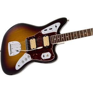 Fender Kurt Cobain Jaguar Electric Guitar, with 2-Year Warranty, 3-Color Sunburst, Rosewood Fingerboard