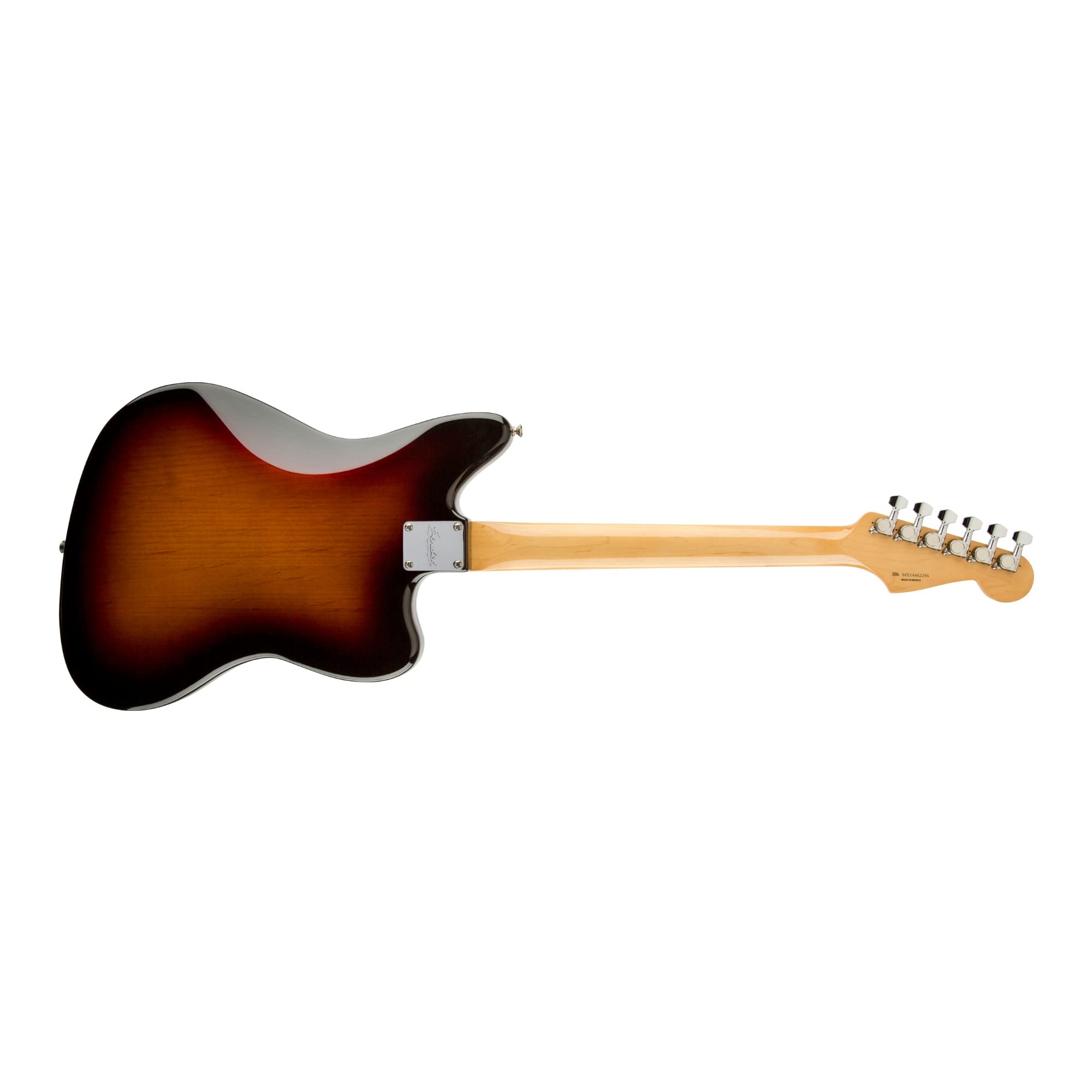 Fender Kurt Cobain Jaguar Electric Guitar, with 2-Year Warranty, 3-Color Sunburst, Rosewood Fingerboard, Left-Handed