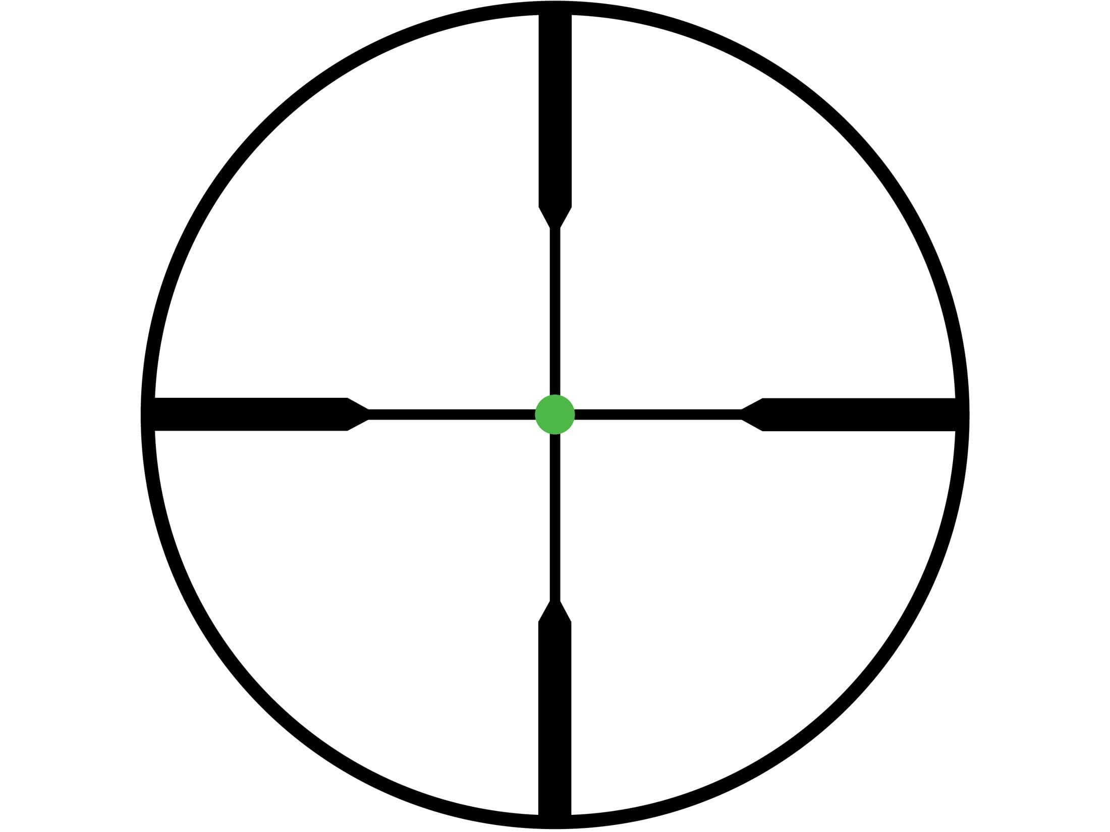 Trijicon TR24-C-200071 AccuPoint 1-4x24mm Riflescope, 30mm Main Tube, Standard Duplex Crosshair Retocle with Green Dot, Matte Black