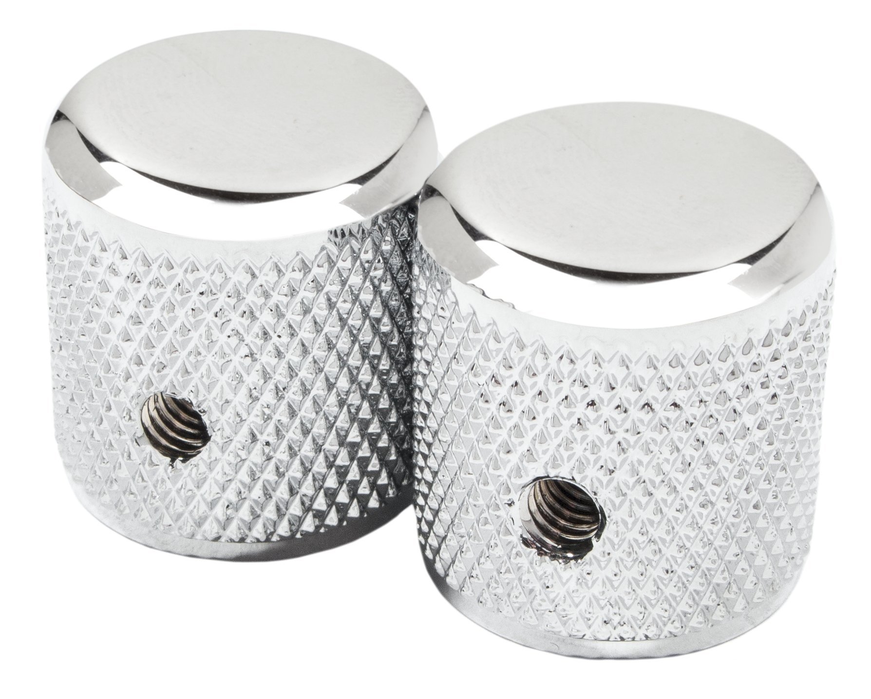 Fender Pure Vintage 58 Telecaster Knurled Knobs, Chrome