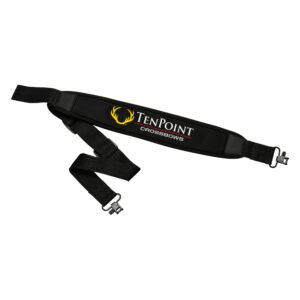 tenpoint neoprene sling - adjustable 1.25” shoulder strap with thumb loop - compatible with all tenpoint, wicked ridge & horton crossbows