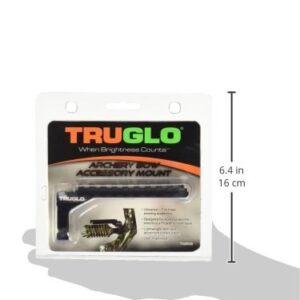 TRUGLO Universal Picatinny Rail Mount Versatile Durable Aluminum Hunting Bowfishing Accessories Holder with 9 Rail Slots