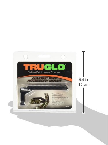 TRUGLO Universal Picatinny Rail Mount Versatile Durable Aluminum Hunting Bowfishing Accessories Holder with 9 Rail Slots