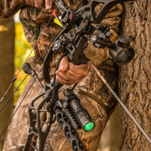 TRUGLO Universal Picatinny Rail Mount Versatile Durable Aluminum Hunting Bowfishing Accessories Holder with 9 Rail Slots