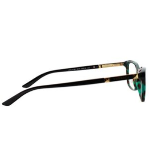 Versace VE3186 Eyeglass Frames 5076-54 - Green Havana Transp VE3186-5076-54