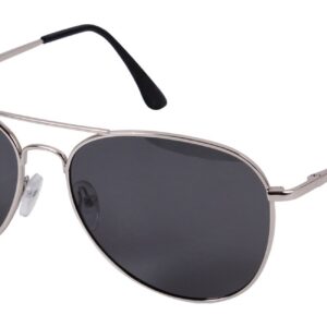 Rothco 58mm Polarized Wayfarer Sunglasses (Chrome/Smoke)