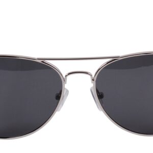 Rothco 58mm Polarized Wayfarer Sunglasses (Chrome/Smoke)