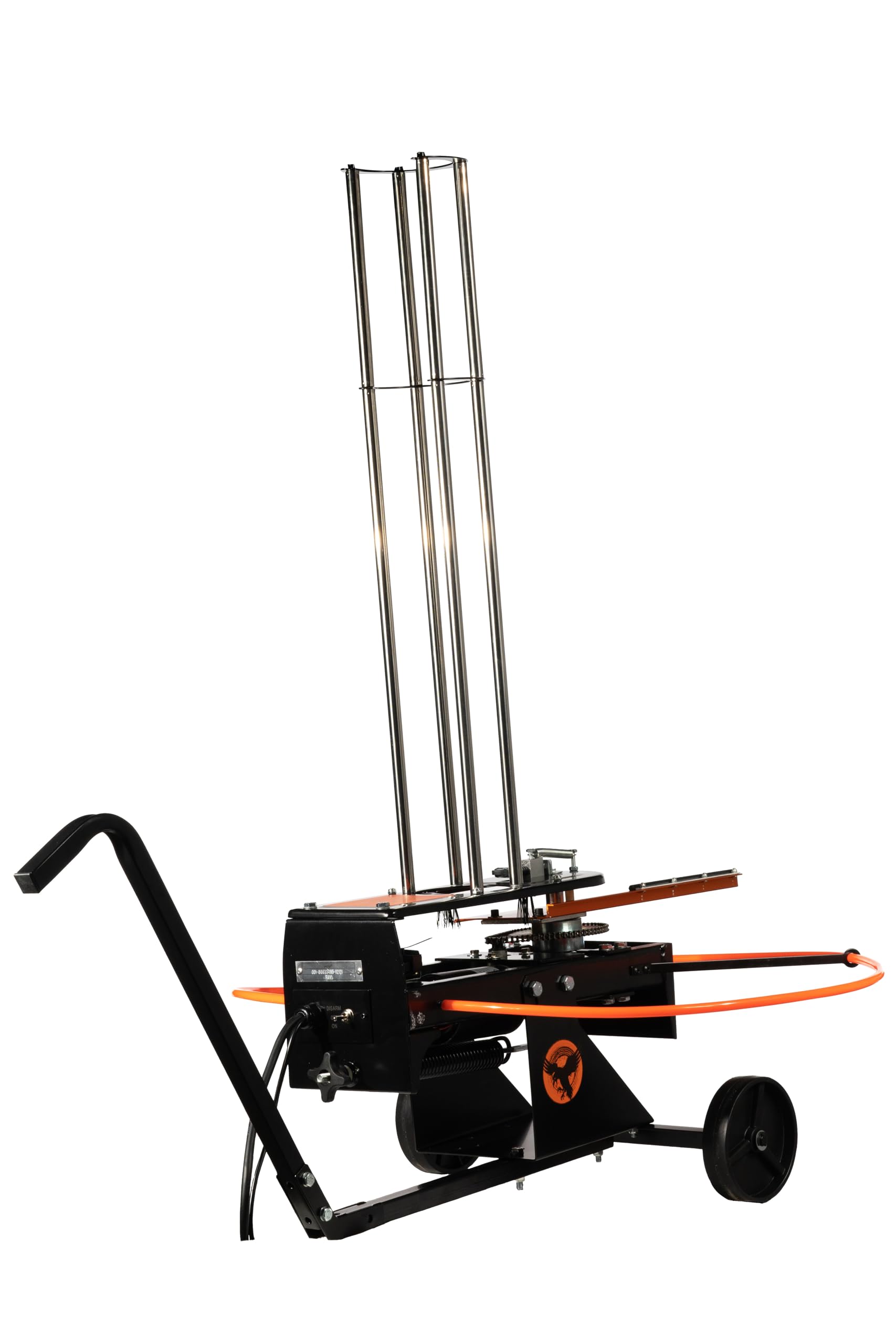 Do All Outdoors Raven Clay Pigeon Thrower with 25' Foot Pedal, Holds 75 Clays