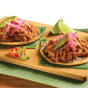 Chata Cochinita Pibil Can | Shredded, Annato Seasoned Pork Meat | Ready-to-Eat | No Preservatives | 14.1 Ounce (Pack of 1)