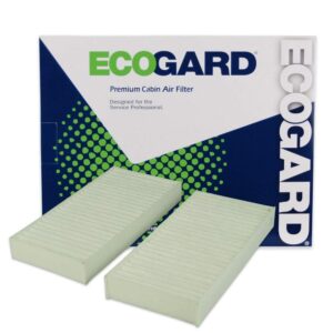 ecogard xc10008 premium cabin air filter fits jeep wrangler 2011-2017, wrangler jk 2018