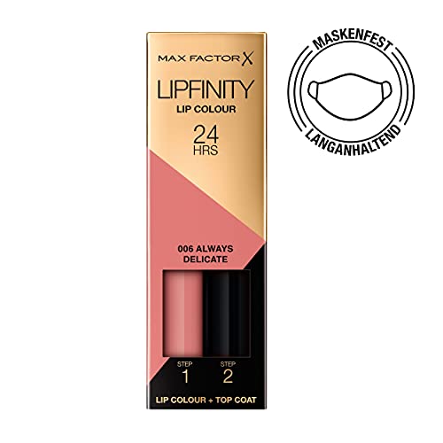 Max Factor Lipfinity, No. 006 Always Delicate, 4.2 Gram