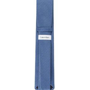 Calvin Klein Men's Steel Micro Solid A Tie, Slate Blue, Regular