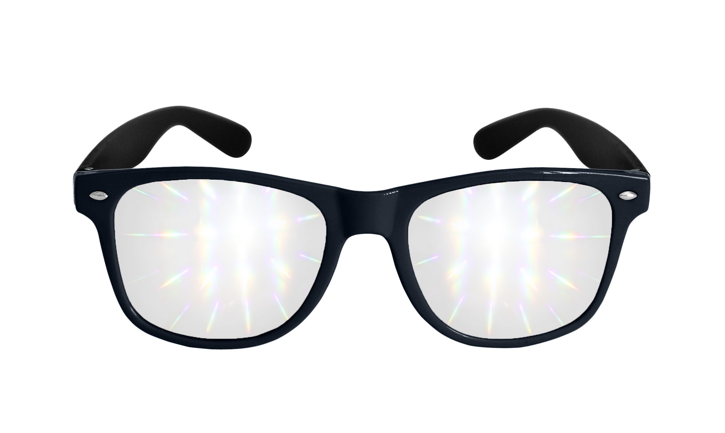 Diffraction Glasses Effect - Rave Accessories - Black