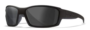 wiley x rebel sunglasses, safety glasses for men and women, uv eye protection for shooting, fishing, biking, and extreme sports, matte black frames, tinted lenses