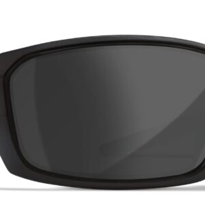 Wiley X Rebel Sunglasses, Safety Glasses for Men and Women, UV Eye Protection for Shooting, Fishing, Biking, and Extreme Sports, Matte Black Frames, Tinted Lenses