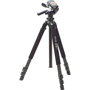 slik pro 700dx professional tripod with panhead (black)