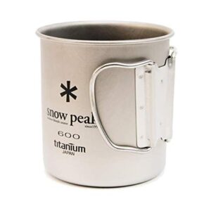 Snow Peak Titanium Single Wall Cup 600