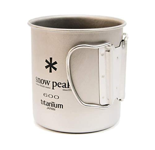 Snow Peak Titanium Single Wall Cup 600