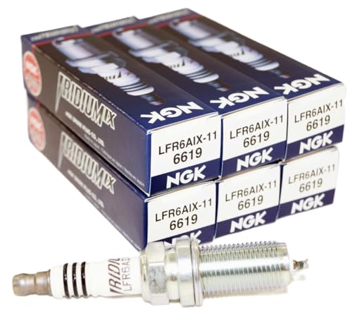 NGK 6619 Iridium Spark Plugs LFR6AIX-11 - 6 PCSNEW