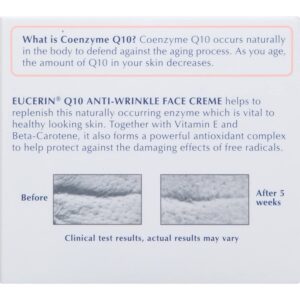 Eucerin Sensitive Skin Experts Q10 Anti-Wrinkle Face Creme 1.70 oz ( Pack of 4)