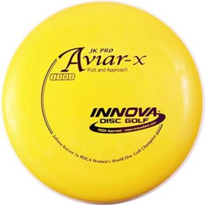 innova disc golf pro jk aviar golf disc, 173-175gm (colors may vary)