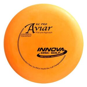 innova disc golf pro kc aviar golf disc, 170-172gm (colors may vary)