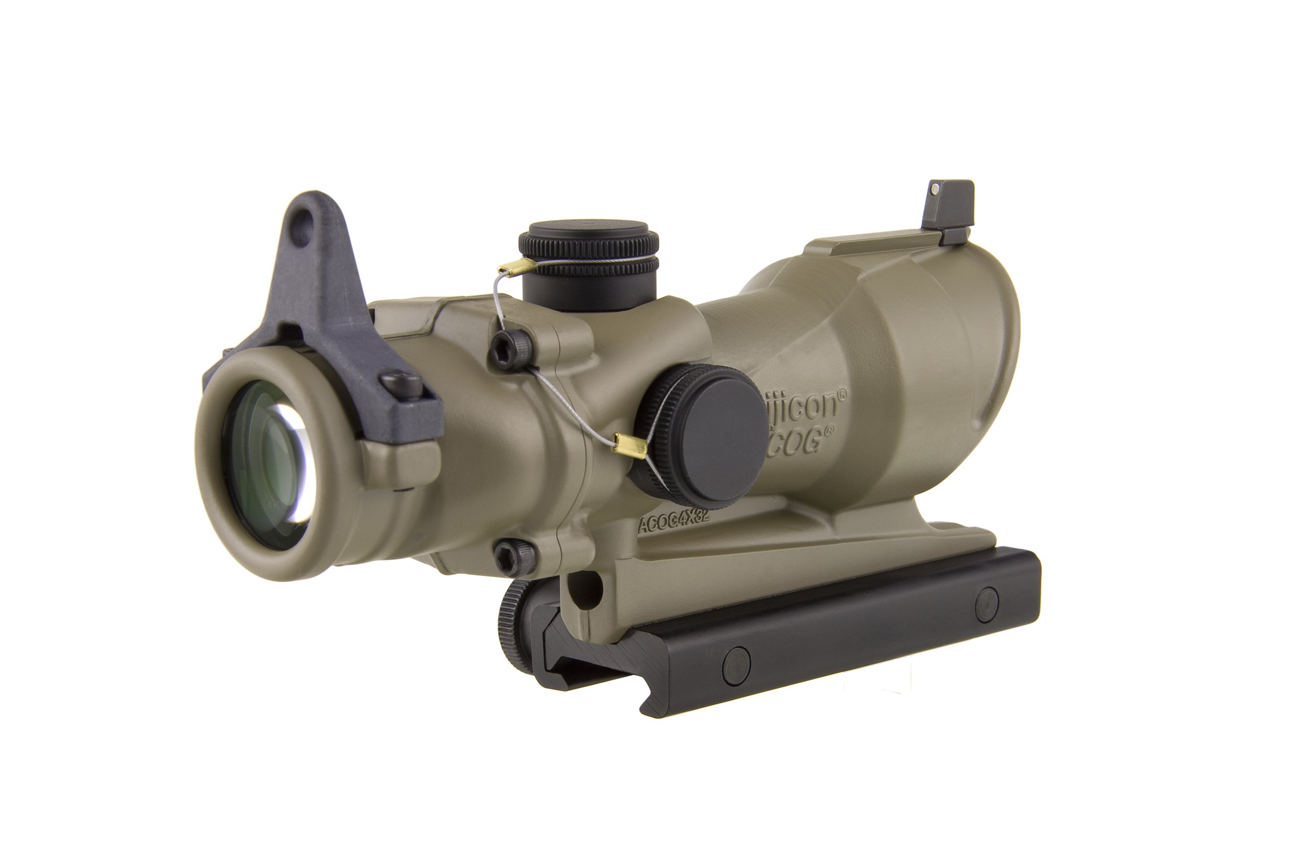 Trijicon ACOG TA01-D-100319 4x 32 Tritium Only, Center Illuminated Amber Crosshair .223 Reticle Scope, Dark Earth