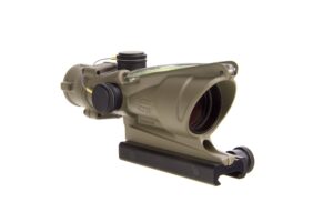 trijicon acog ta31-d-100313 4x 32 dual illuminated green chevron .223 bac reticle scope, dark earth