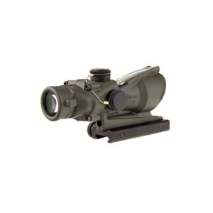 Trijicon ACOG TA31-D-100312 4x 32 Dual Illuminated Green Chevron .223 BAC Reticle Scope, OD Green