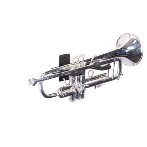 String Swing Horizontal Wall Mount Trumpet Holder - Stand for all Trumpets Including Piccolo and Pocket Trumpet - Musical Instruments Safe without Hard Cases - Made in USA