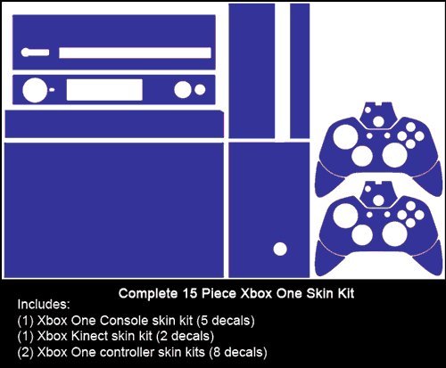 Black Chrome Mirror - Vinyl Decal Mod Skin Kit by System Skins - Compatible with Microsoft Xbox One (XB1)