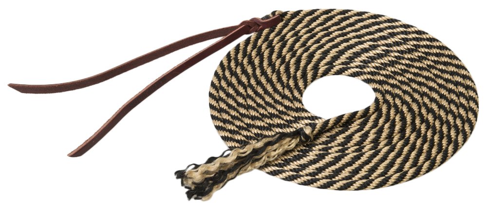 Weaver Leather Silvertip Get Down Rope Black/Tan, 14-Feet