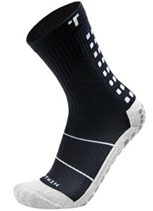 reusch men's standard 3.0 thin crew socks, black, medium