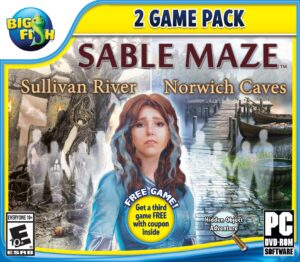 big fish: sable maze 1: sullivan river and sable maze 2: norwich caves - pc