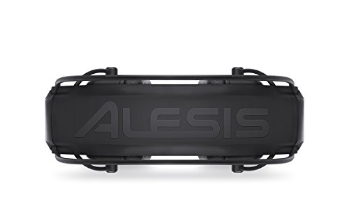 Alesis DRP100 - Audio-Isolation Electronic Drums Headphones for Monitoring, Practice or Stage Use with 1/4" Adapter and Protective Bag, Black