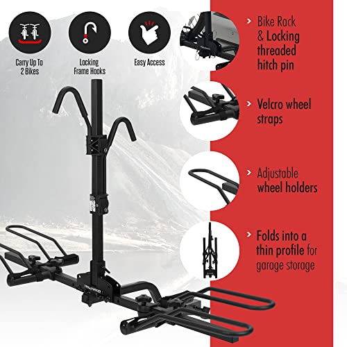 Hollywood Racks, Trail Rider, Hitch Mount Rack, 1-1/4'' and 2'', Bikes: 2