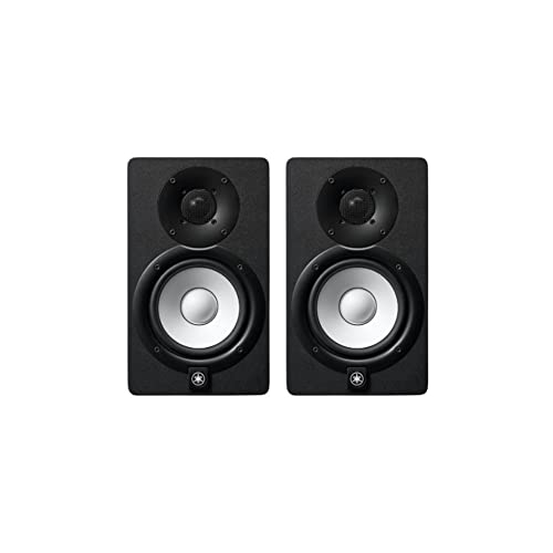 YAMAHA HS5 2-Way 70W Bass Reflex Bi-Amplified Studio Monitor (2-Pack) Bundle (2 Items)