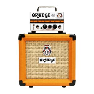 orange amps micro terror 20-watt tube preamp compact tube amp bundle with guitar cabinet and cable (3 items)