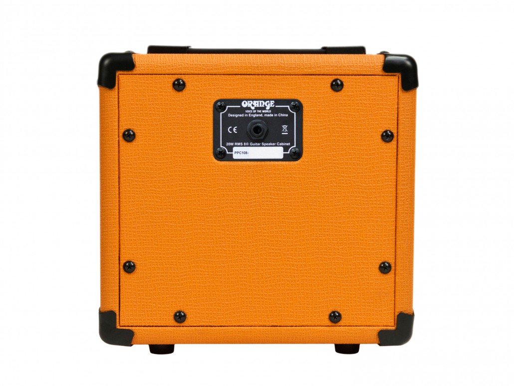 Orange Amps Micro Terror 20-Watt Tube Preamp Compact Tube Amp Bundle with Guitar Cabinet and Cable (3 Items)