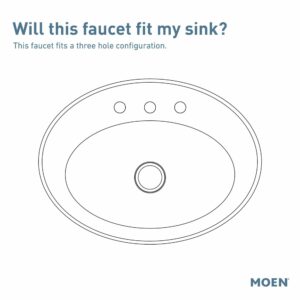 Moen Align Brushed Nickel Two-Handle Modern 8-Inch Widespread Bathroom Faucet Trim Kit, Valve Required, T6193BN