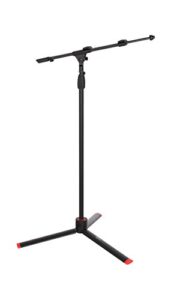 gator frameworks id series mic stand with easily adjustable cam releases and boom arm; (gfw-id-mic)