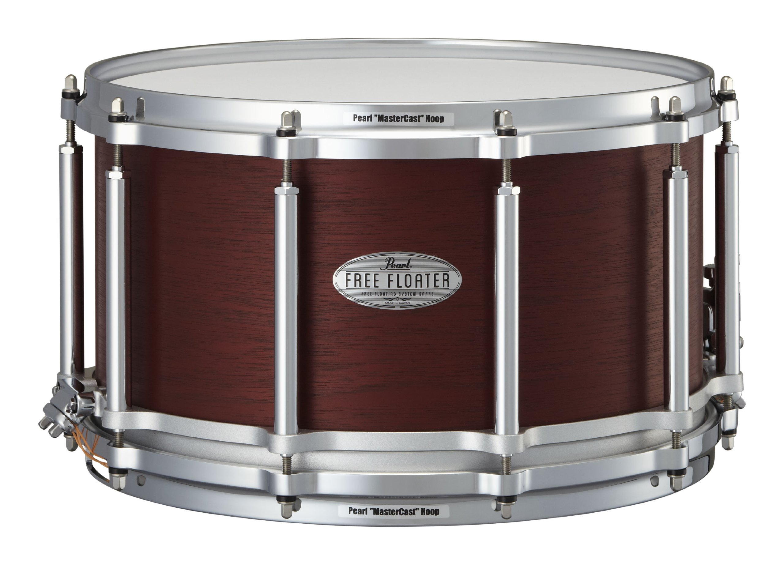 Pearl FTMH1480 14 x 8 Inches Free Floater Snare Drum - African Mahogany