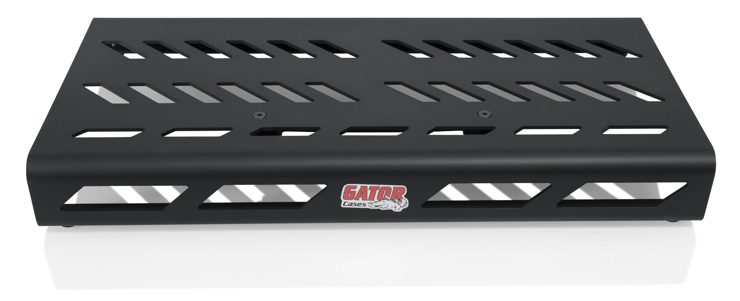 Gator Cases Aluminum Guitar Pedal Board with Carry Bag; Large: 23.75" x 10.66" | Stealth Black (GPB-BAK-1)