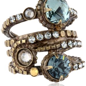 Sorrelli "After Glow" Stacked Crystal Ring