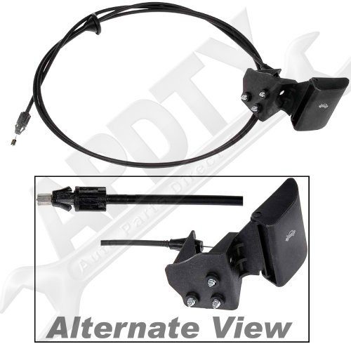 APDTY 023198 Hood Release Cable With Handle Replaces 55394495AB, 55394495AC, 55394495AD, 55394495AA