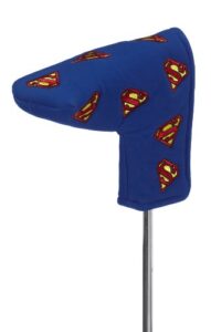 creative covers for golf superman multi-emblem blade putter cover