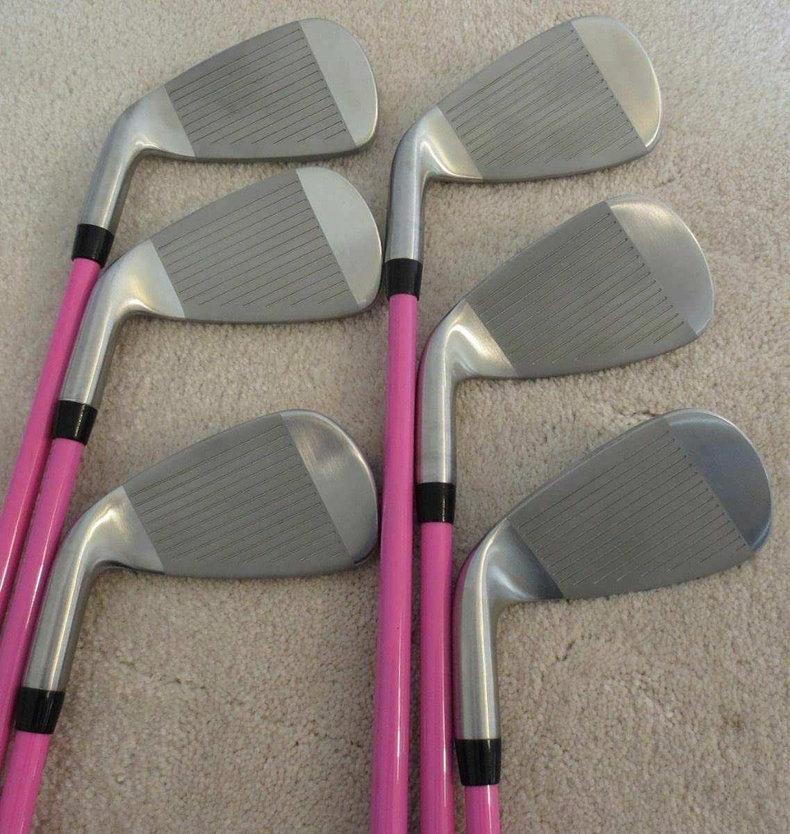 Ladies Complete Golf Set Driver, Fairway Wood, Hybrid, Irons, Putter, Clubs Stand Bag Right Handed