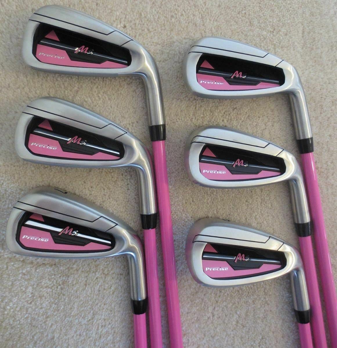 Ladies Complete Golf Set Driver, Fairway Wood, Hybrid, Irons, Putter, Clubs Stand Bag Right Handed